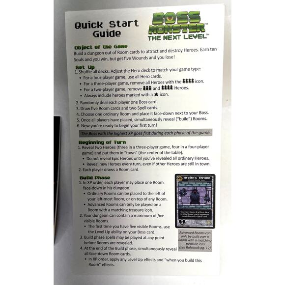 Boss Monster Card Game - Dungeon Building Card Game 2-4 Players - Gently Played - Picture 3 of 10